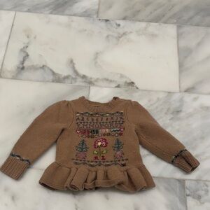 Polo by Ralph Lauren Tan Knit Kids Sweater